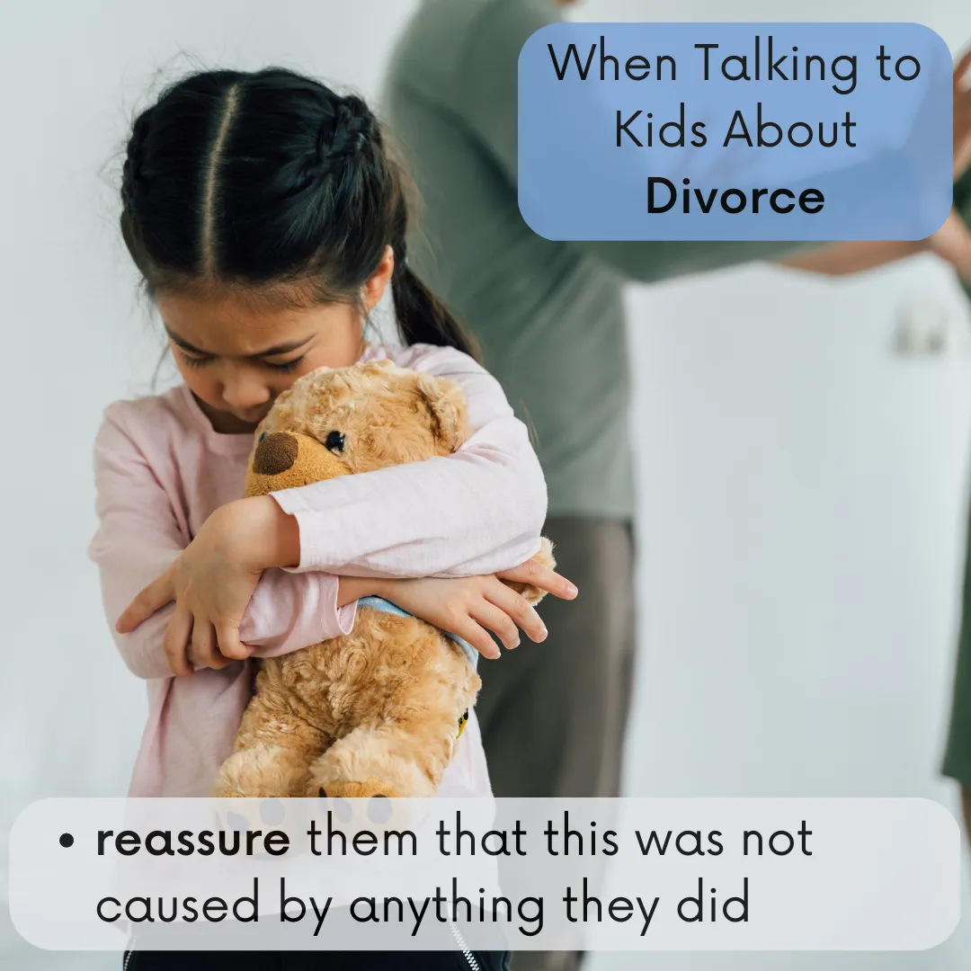 how to talk to kids about divorce