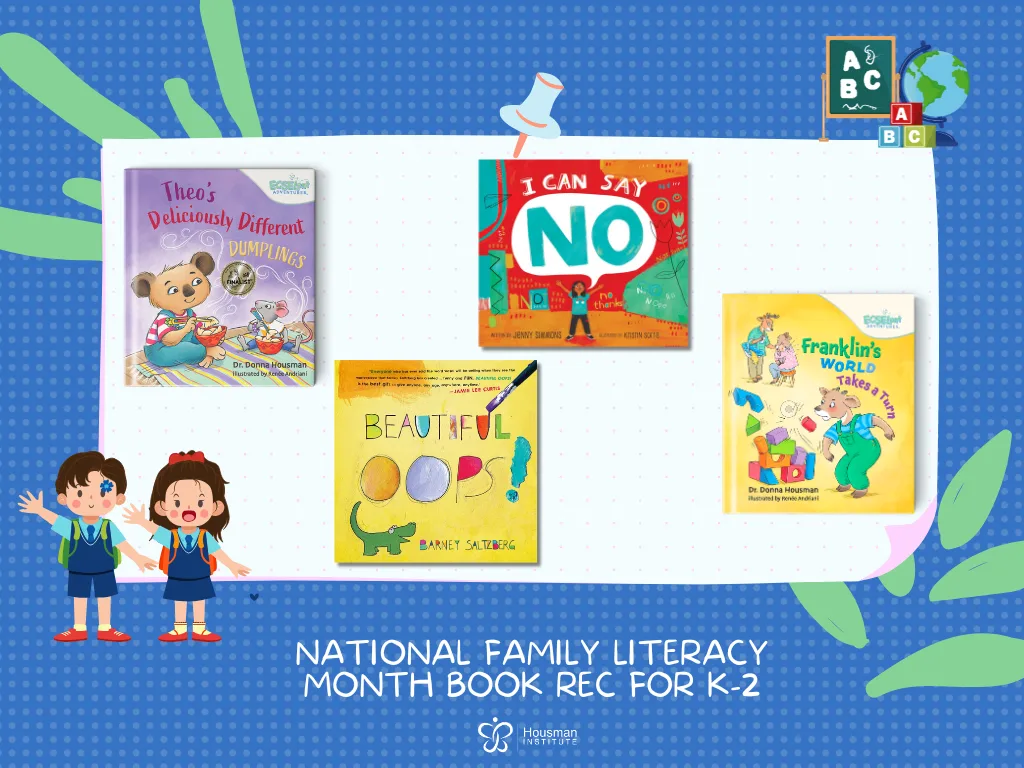 National family literacy month book Rec for K-2