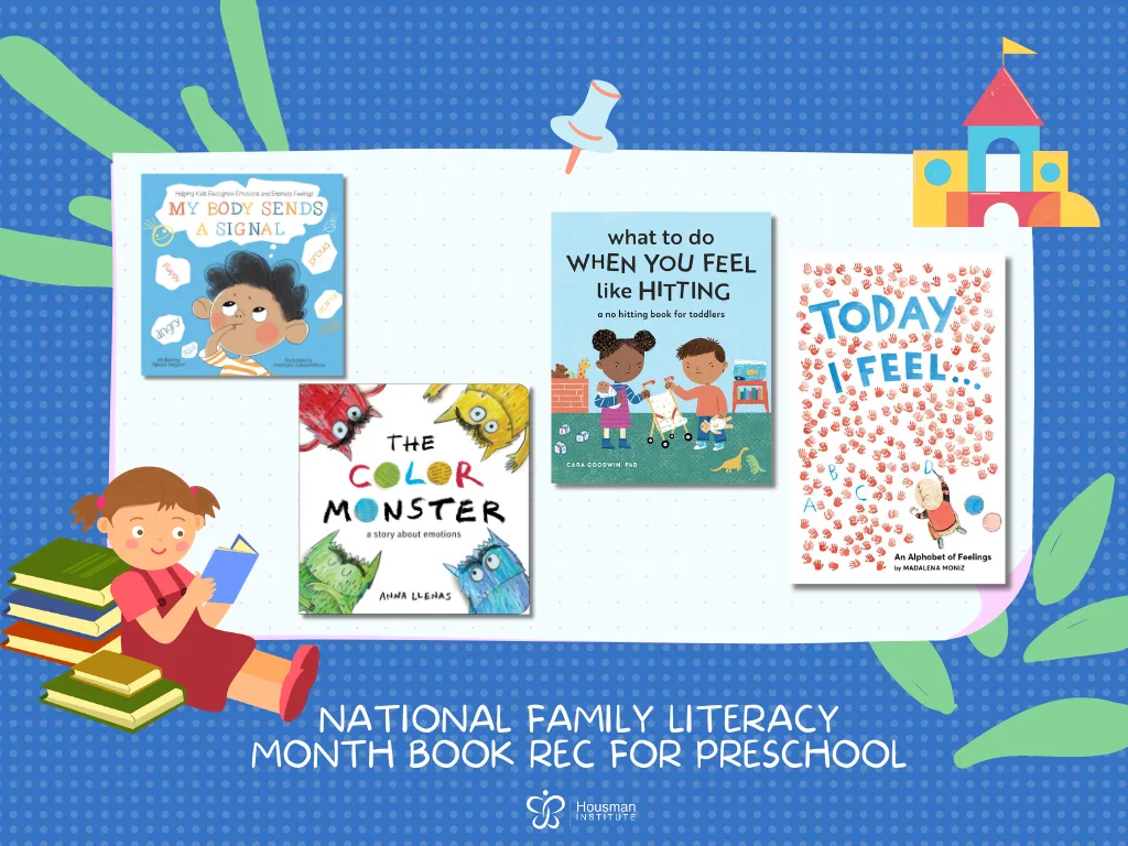 National family literacy month book Rec for Preschool